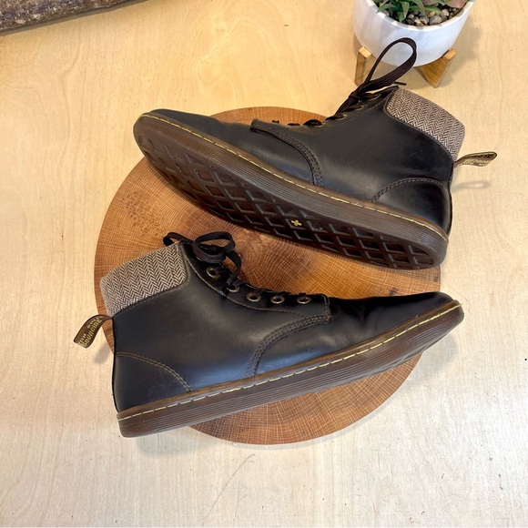 *Dr. Martens | Maelly Brown Boots with Herringbone Collar Size 10.5 - Picture 2 of 14